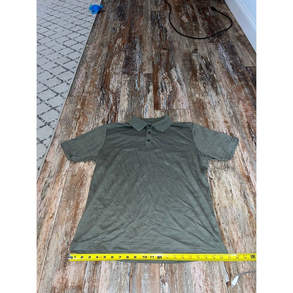 Claiborne Green Polo Style Shirt Size Medium
